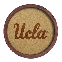 Load image into Gallery viewer, UCLA Bruins: &quot;Faux&quot; Barrel Framed Cork Board - The Fan-Brand