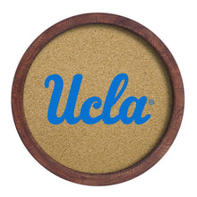 Load image into Gallery viewer, UCLA Bruins: &quot;Faux&quot; Barrel Framed Cork Board - The Fan-Brand