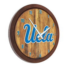 Load image into Gallery viewer, UCLA Bruins: &quot;Faux&quot; Barrel Top Wall Clock - The Fan-Brand