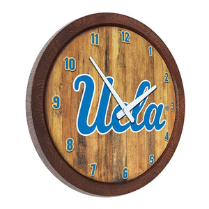 UCLA Bruins: "Faux" Barrel Top Wall Clock - The Fan-Brand