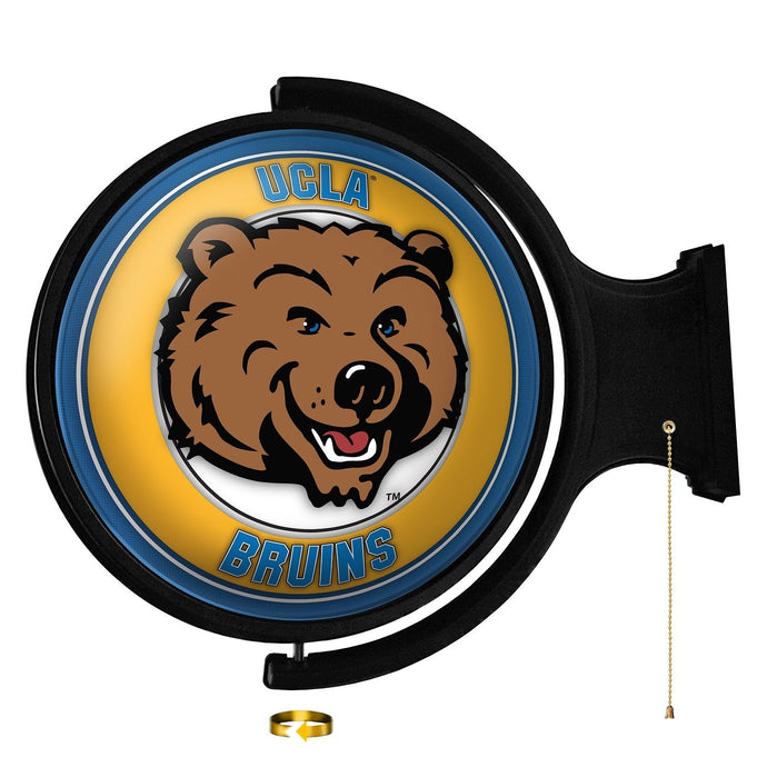 UCLA Bruins: Mascot - Original Round Rotating Lighted Wall Sign - The Fan-Brand