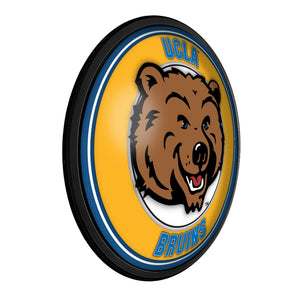 UCLA Bruins: Mascot - Round Slimline Lighted Wall Sign - The Fan-Brand