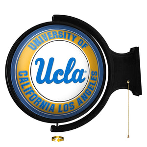 UCLA Bruins: Original Round Rotating Lighted Wall Sign - The Fan-Brand