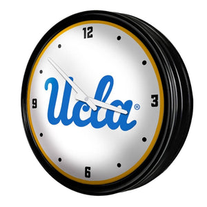 UCLA Bruins: Retro Lighted Wall Clock - The Fan-Brand