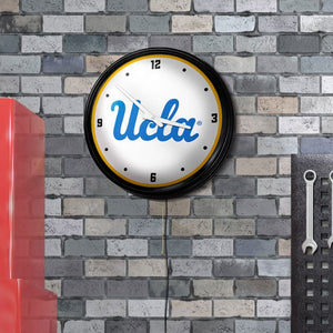 UCLA Bruins: Retro Lighted Wall Clock - The Fan-Brand