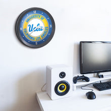 Load image into Gallery viewer, UCLA Bruins: Ribbed Frame Wall Clock - The Fan-Brand