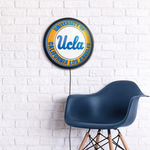 Load image into Gallery viewer, UCLA Bruins: Round Slimline Lighted Wall Sign - The Fan-Brand