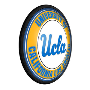 UCLA Bruins: Round Slimline Lighted Wall Sign - The Fan-Brand