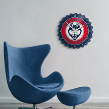 Load image into Gallery viewer, UConn Huskies: Bottle Cap Wall Clock - The Fan-Brand