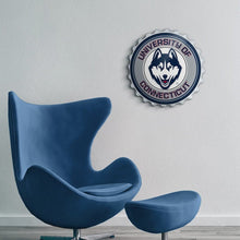 Load image into Gallery viewer, UConn Huskies: Bottle Cap Wall Sign - The Fan-Brand