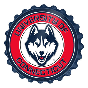 UConn Huskies: Bottle Cap Wall Sign - The Fan-Brand