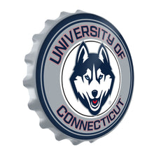 Load image into Gallery viewer, UConn Huskies: Bottle Cap Wall Sign - The Fan-Brand