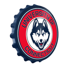 Load image into Gallery viewer, UConn Huskies: Bottle Cap Wall Sign - The Fan-Brand