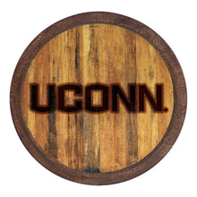 Load image into Gallery viewer, UConn Huskies: Branded &quot;Faux&quot; Barrel Top Sign - The Fan-Brand