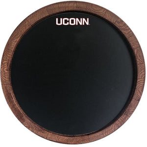 UConn Huskies: Chalkboard "Faux" Barrel Top Sign - The Fan-Brand