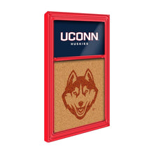 Load image into Gallery viewer, UConn Huskies: Dual Logo - Cork Note Board - The Fan-Brand