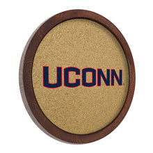 Load image into Gallery viewer, UConn Huskies: &quot;Faux&quot; Barrel Framed Cork Board - The Fan-Brand
