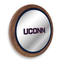 Load image into Gallery viewer, UConn Huskies: &quot;Faux&quot; Barrel Top Mirrored Wall Sign - The Fan-Brand