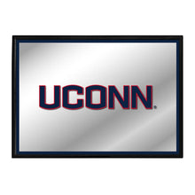 Load image into Gallery viewer, UConn Huskies: Framed Mirrored Wall Sign - The Fan-Brand