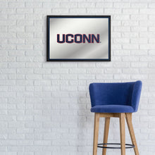 Load image into Gallery viewer, UConn Huskies: Framed Mirrored Wall Sign - The Fan-Brand