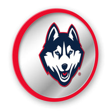 Load image into Gallery viewer, UConn Huskies: Mascot - Modern Disc Mirrored Wall Sign - The Fan-Brand