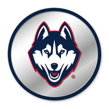 Load image into Gallery viewer, UConn Huskies: Mascot - Modern Disc Mirrored Wall Sign - The Fan-Brand