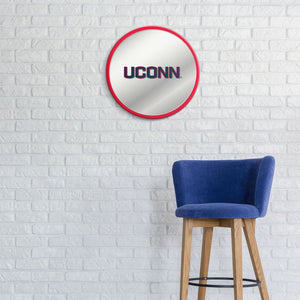 UConn Huskies: Modern Disc Mirrored Wall Sign - The Fan-Brand