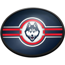 Load image into Gallery viewer, UConn Huskies: Oval Slimline Lighted Wall Sign - The Fan-Brand