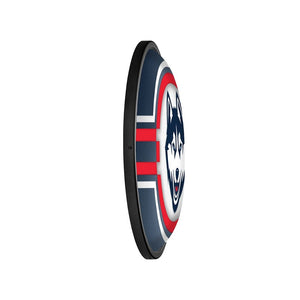 UConn Huskies: Oval Slimline Lighted Wall Sign - The Fan-Brand