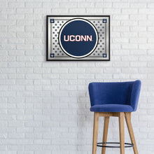 Load image into Gallery viewer, UConn Huskies: Team Spirit - Framed Mirrored Wall Sign - The Fan-Brand