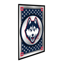 Load image into Gallery viewer, UConn Huskies: Team Spirit, Mascot - Framed Mirrored Wall Sign - The Fan-Brand