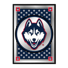 Load image into Gallery viewer, UConn Huskies: Team Spirit, Mascot - Framed Mirrored Wall Sign - The Fan-Brand