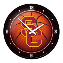 Load image into Gallery viewer, USC Trojans: Basketball - Modern Disc Wall Clock - The Fan-Brand