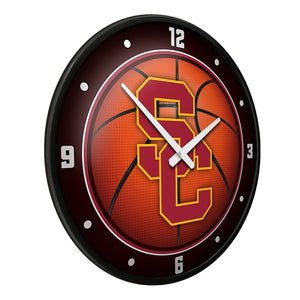 USC Trojans: Basketball - Modern Disc Wall Clock - The Fan-Brand