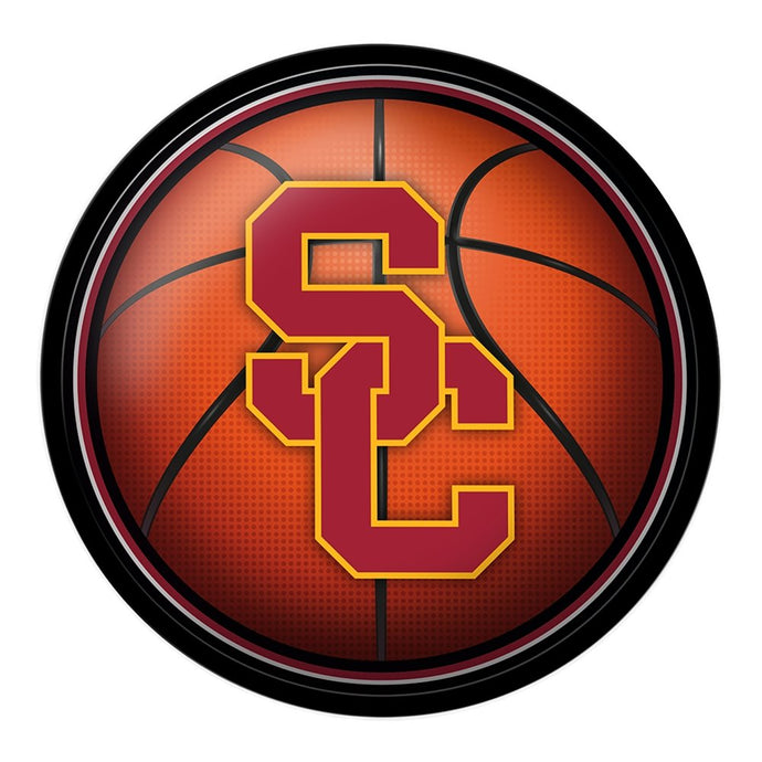 USC Trojans: Basketball - Modern Disc Wall Sign - The Fan-Brand