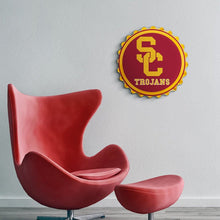 Load image into Gallery viewer, USC Trojans: Bottle Cap Wall Sign - The Fan-Brand