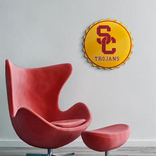 Load image into Gallery viewer, USC Trojans: Bottle Cap Wall Sign - The Fan-Brand