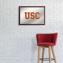 Load image into Gallery viewer, USC Trojans: Framed Mirrored Wall Sign - The Fan-Brand