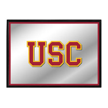 Load image into Gallery viewer, USC Trojans: Framed Mirrored Wall Sign - The Fan-Brand