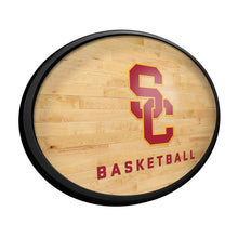 Load image into Gallery viewer, USC Trojans: Hardwood - Oval Slimline Lighted Wall Sign - The Fan-Brand