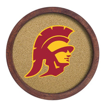Load image into Gallery viewer, USC Trojans: Mascot - &quot;Faux&quot; Barrel Framed Cork Board - The Fan-Brand