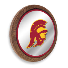 Load image into Gallery viewer, USC Trojans: Mascot - &quot;Faux&quot; Barrel Top Mirrored Wall Sign - The Fan-Brand