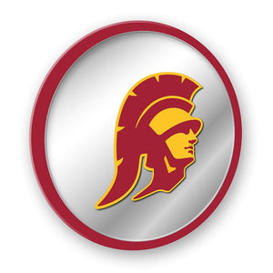 USC Trojans: Mascot - Modern Disc Mirrored Wall Sign - The Fan-Brand