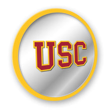 Load image into Gallery viewer, USC Trojans: Modern Disc Mirrored Wall Sign - The Fan-Brand