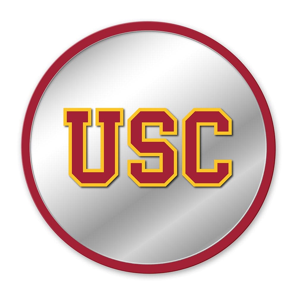 USC Trojans: Modern Disc Mirrored Wall Sign - The Fan-Brand