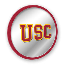 Load image into Gallery viewer, USC Trojans: Modern Disc Mirrored Wall Sign - The Fan-Brand