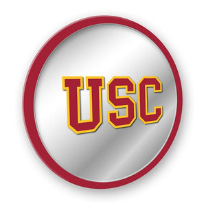 USC Trojans: Modern Disc Mirrored Wall Sign - The Fan-Brand