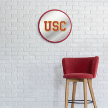 Load image into Gallery viewer, USC Trojans: Modern Disc Mirrored Wall Sign - The Fan-Brand