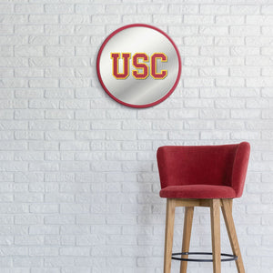 USC Trojans: Modern Disc Mirrored Wall Sign - The Fan-Brand