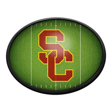 Load image into Gallery viewer, USC Trojans: On the 50 - Oval Slimline Lighted Wall Sign - The Fan-Brand